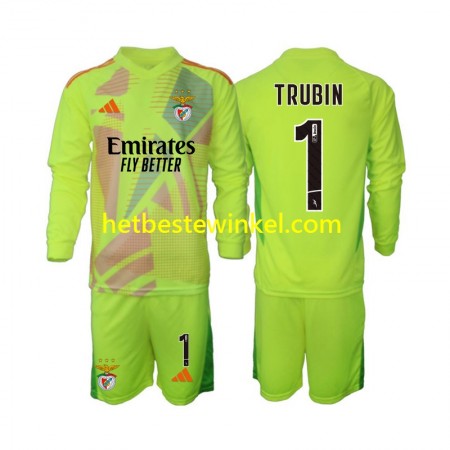 Benfica Anatolij Trubin 1 Voetbalshirts Doelman Kind Thuis 2024-25 - LS